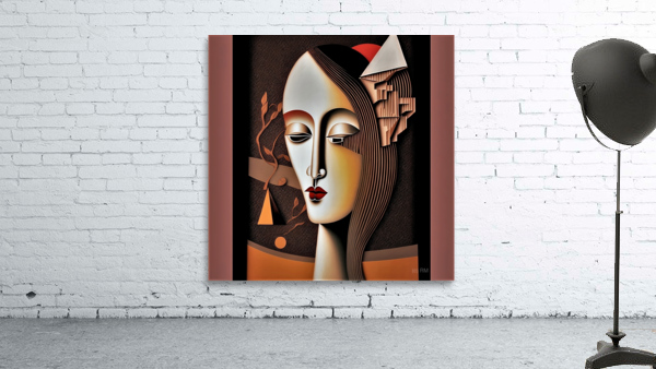 Cubist Muse Wall Preview