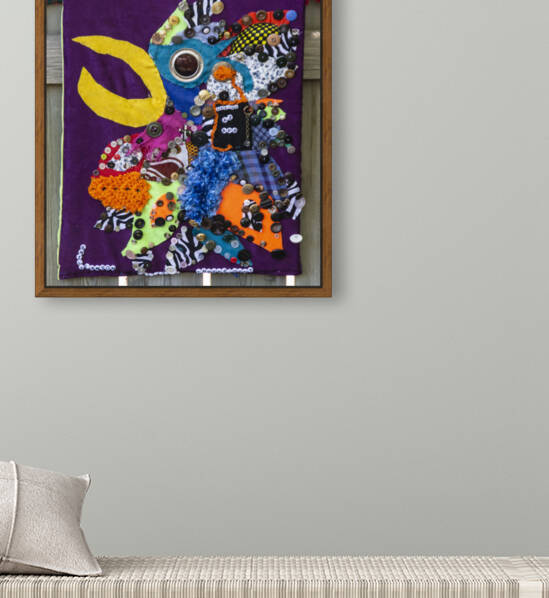 Seeing Ai by Emily Lawson  Fabric Artist by George Lessard