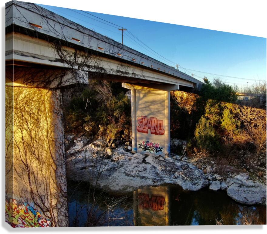 Sparo - OC Bridge Column Canvas Print