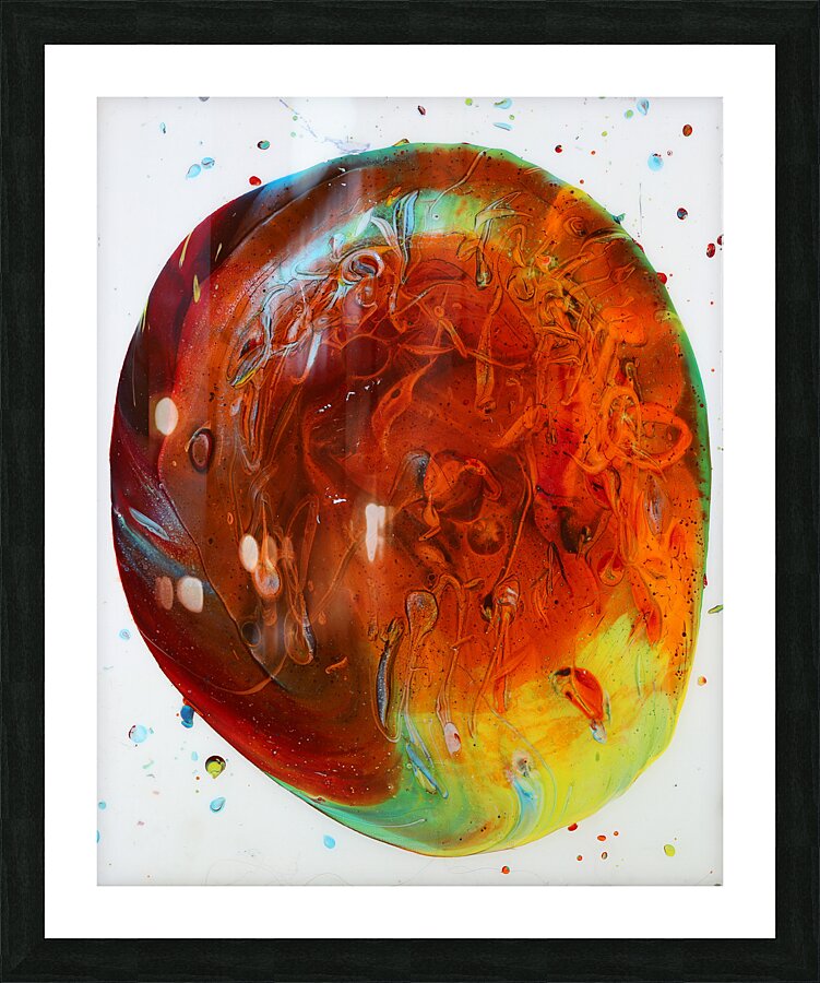 Earth Egg  by Emrie J. Alvarado Picture Frame print