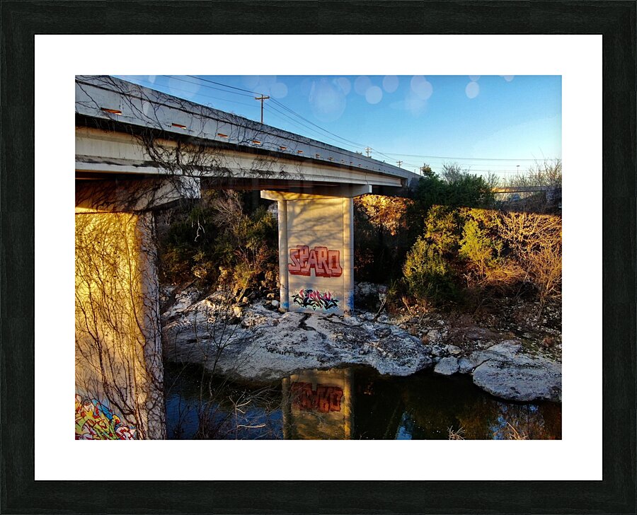 Sparo - OC Bridge Column Picture Frame print
