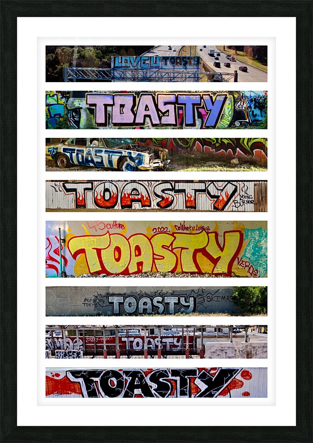 Toasty Compilation  Picture Frame print