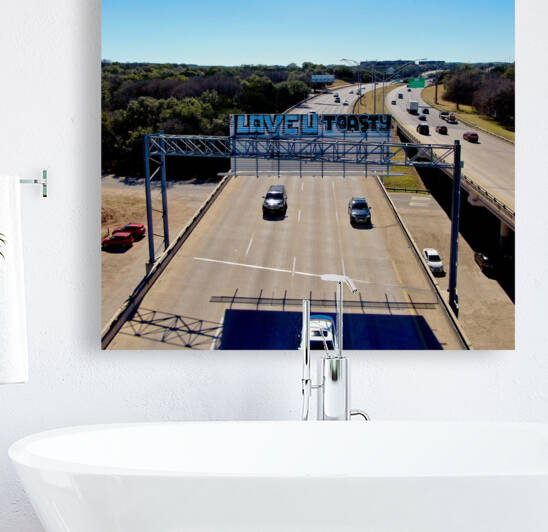 Toasty & Eye Loves You  - Mopac Expressway by Four5Culture