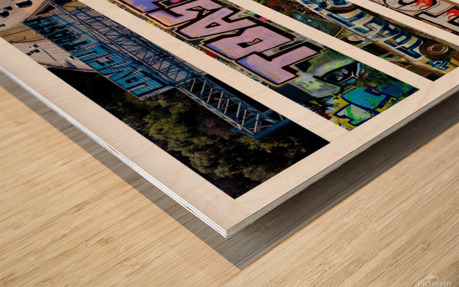 Toasty Compilation  Wood print