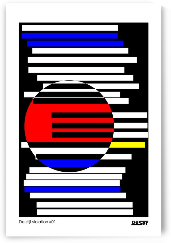 De stijl violation  01 by george oeser fine art fotografie