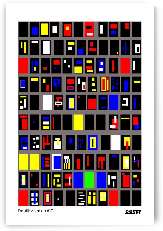 De stijl violation  19 by george oeser fine art fotografie