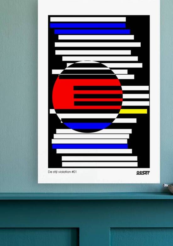 De stijl violation  01 by george oeser fine art fotografie