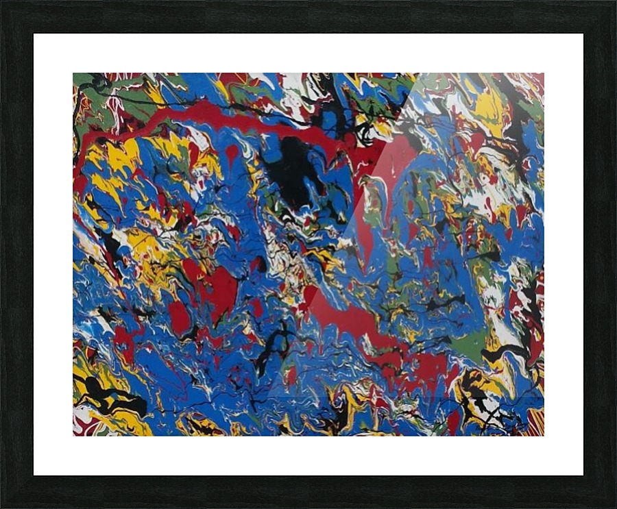 Man Evolving Picture Frame print