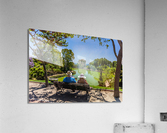 Bench with a view Acrylic Print