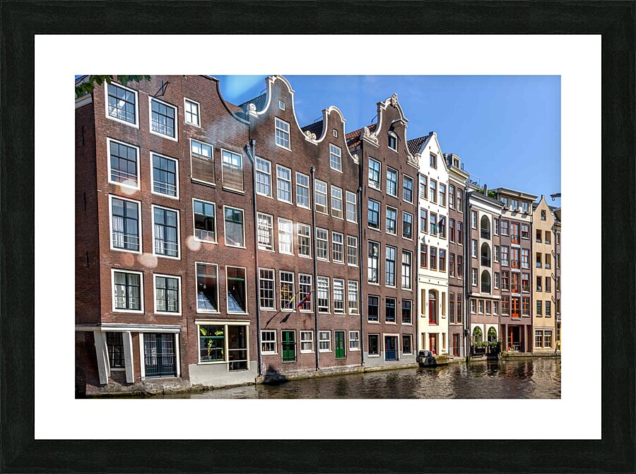 Amsterdam architecture Picture Frame print