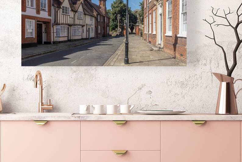 Church Street in Old Aylesbury by Kevin Hellon