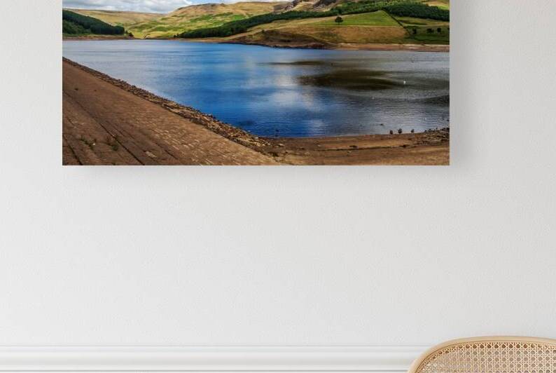 Dovestones Reservoir Greenfield Saddleworth Oldham England by Kevin Hellon