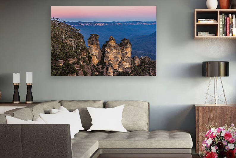 The Three Sisters Blue Mountains New South Wales Australia by Kevin Hellon