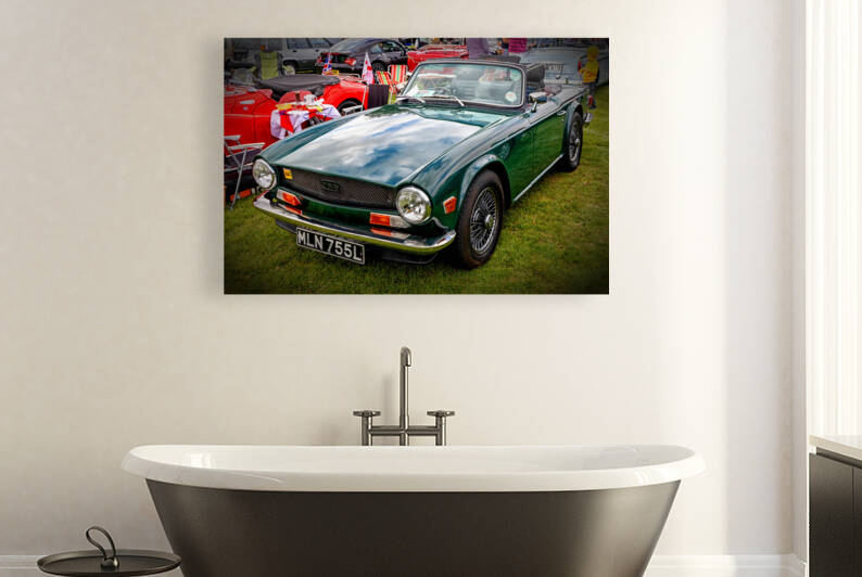 1971 Triumph TR6 in British Racing Green by Kevin Hellon
