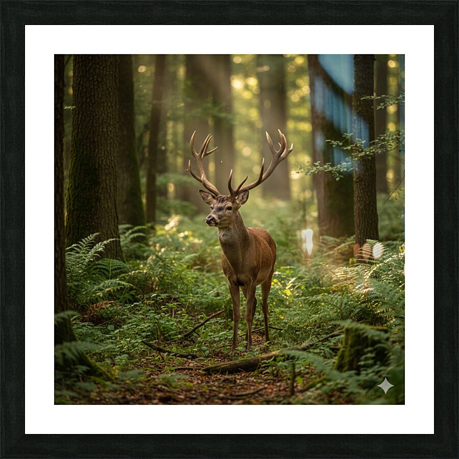 gazelle Picture Frame print