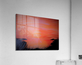 Orange Pink Sunset Acrylic Print