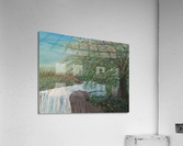 Willow Waterfall Original Acrylic Print
