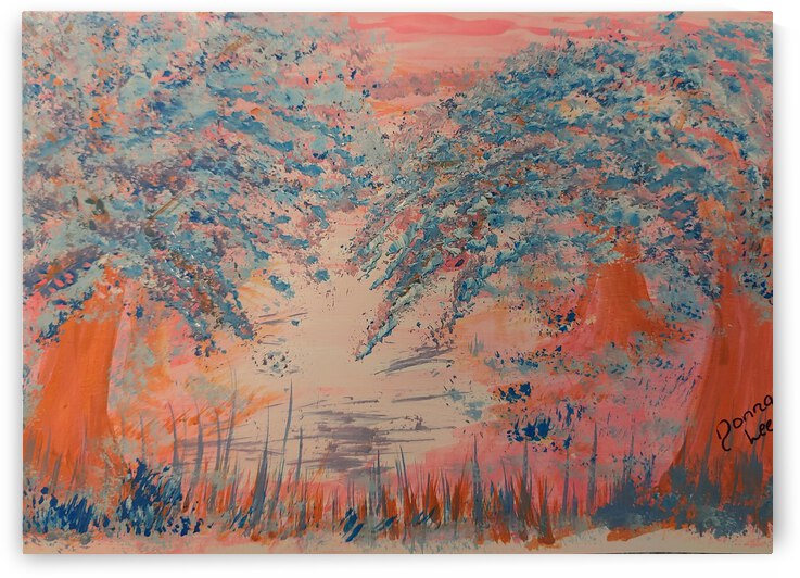 Ellee s Periwinkle Forest by Donna Lee Wright