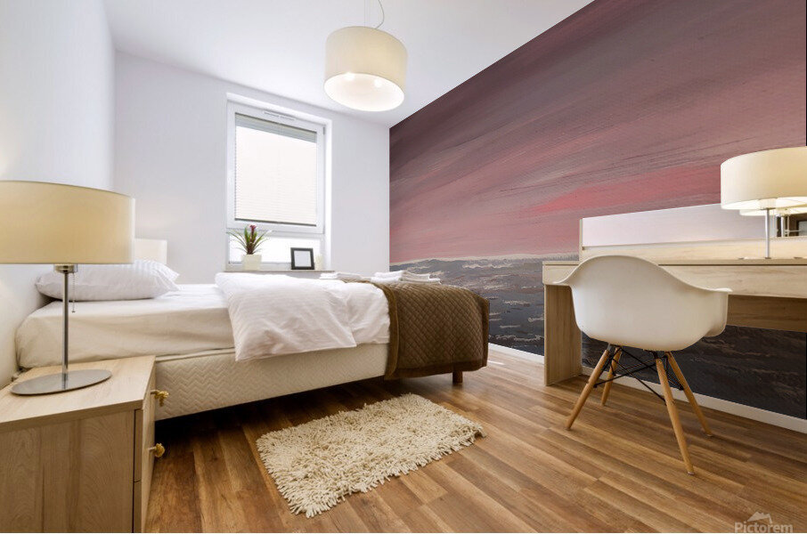 Pink Horizon Mural print
