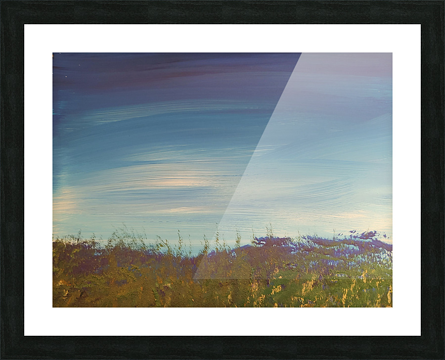 Big Blue Sky Picture Frame print