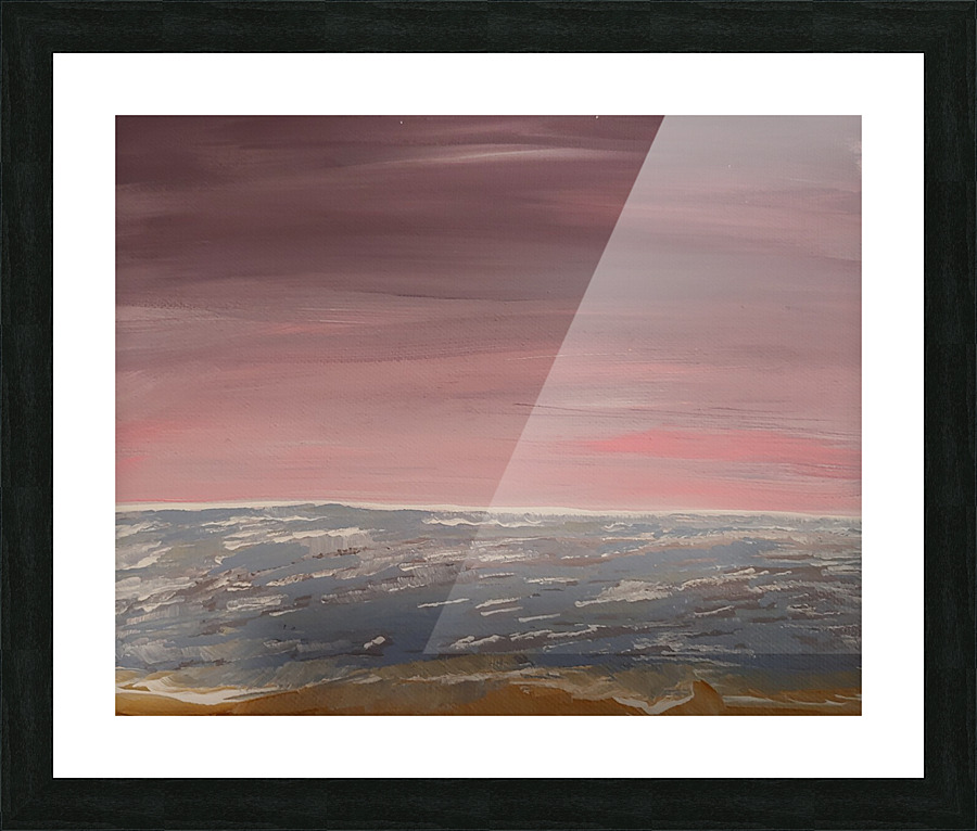 Pink Horizon Picture Frame print