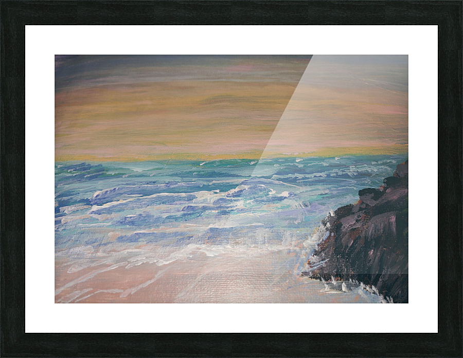 Ocean Storm Original Picture Frame print