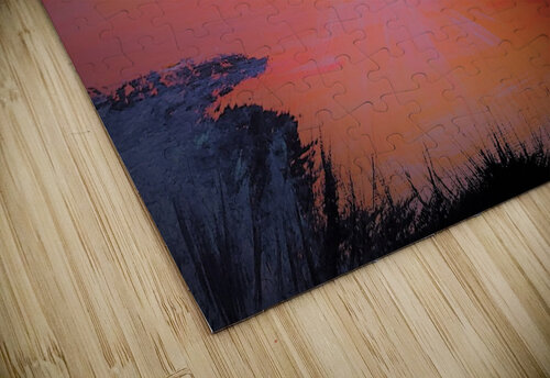 Orange Pink Sunset Donna Lee Wright puzzle