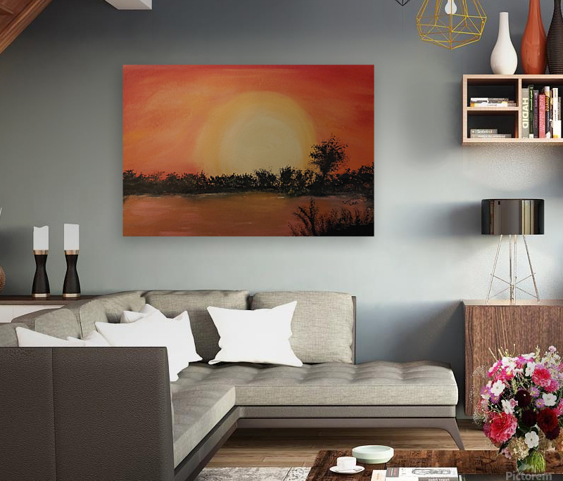 Orange Sunset Reproduction