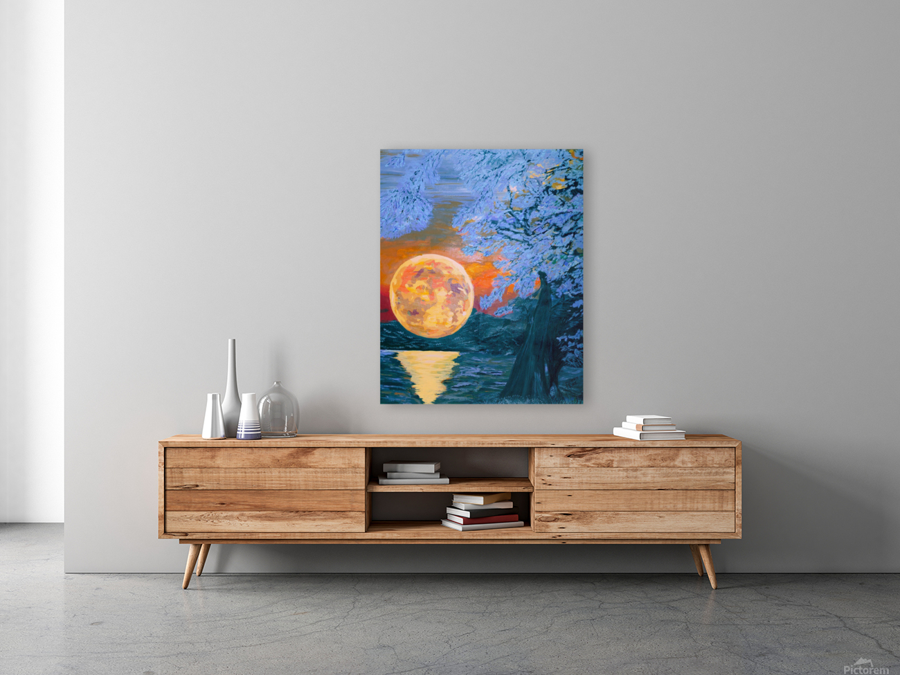 Orange Moon Reproduction