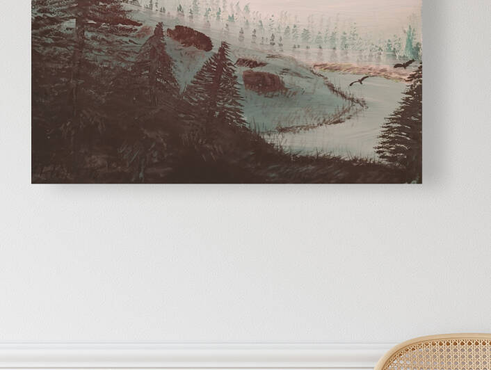 Misty Forest Original Reproduction
