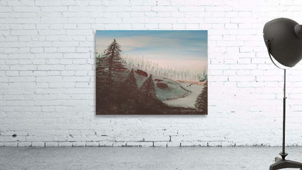 Misty Forest Original Wall Preview