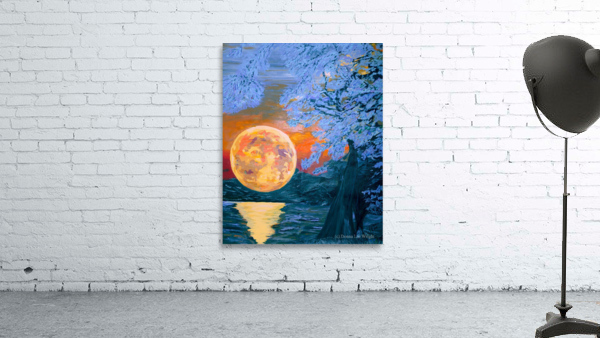 Orange Moon Wall Preview