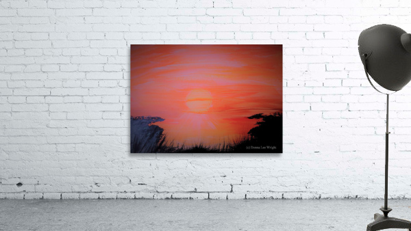 Orange Pink Sunset Wall Preview