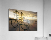 A Bike Stand Sunset Acrylic Print