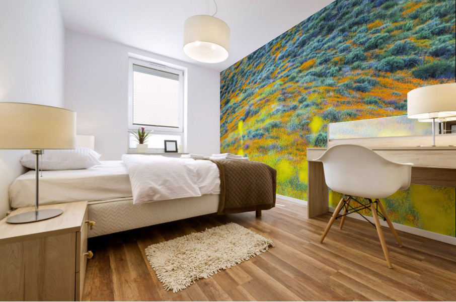 Wild About Wildflowers Mural print