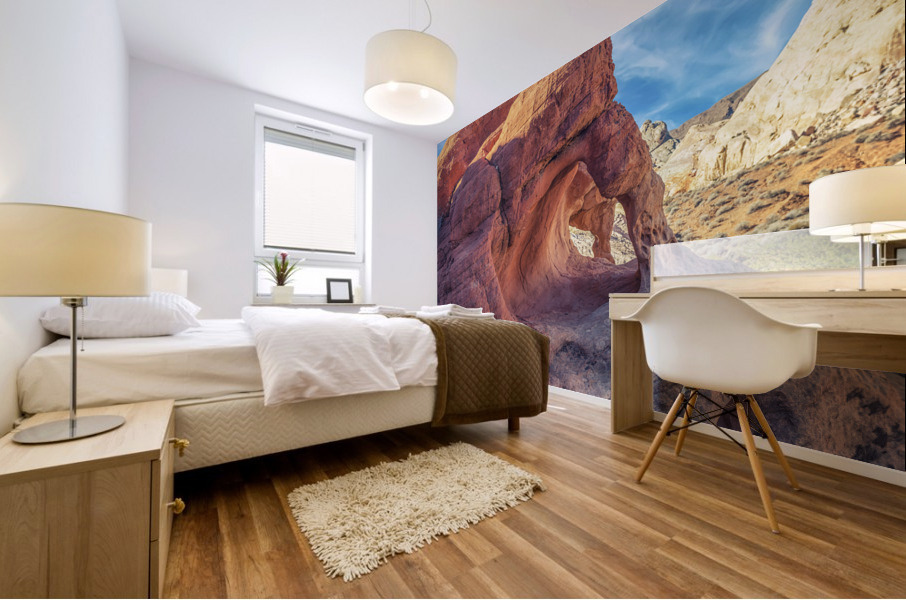 The Fire Cave Mural print