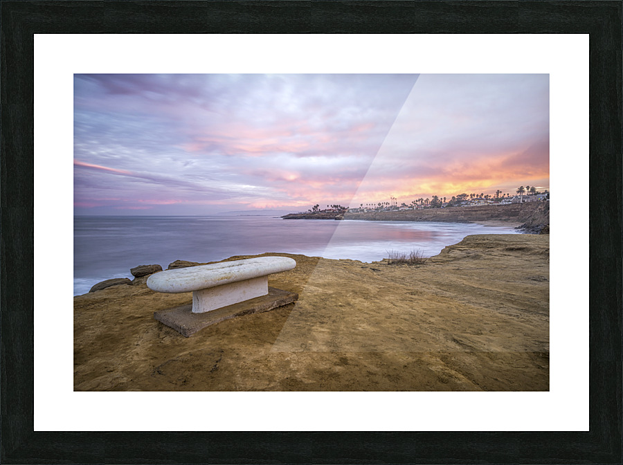 Sunrise At The Cliffs Picture Frame print