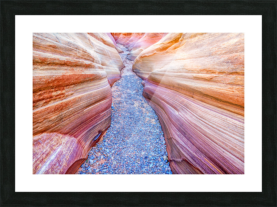 Pastel Path Picture Frame print