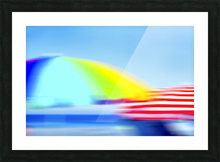 Summer Rainbow Picture Frame print