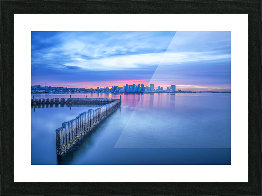 A Blue Hour Picture Frame print