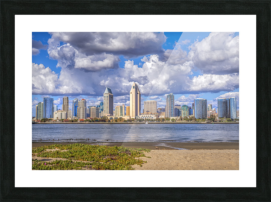 Cloudscape Over The Skyline Picture Frame print