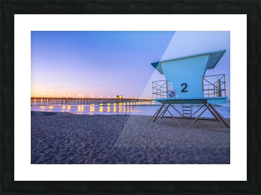 An Oceanside Dawn Picture Frame print