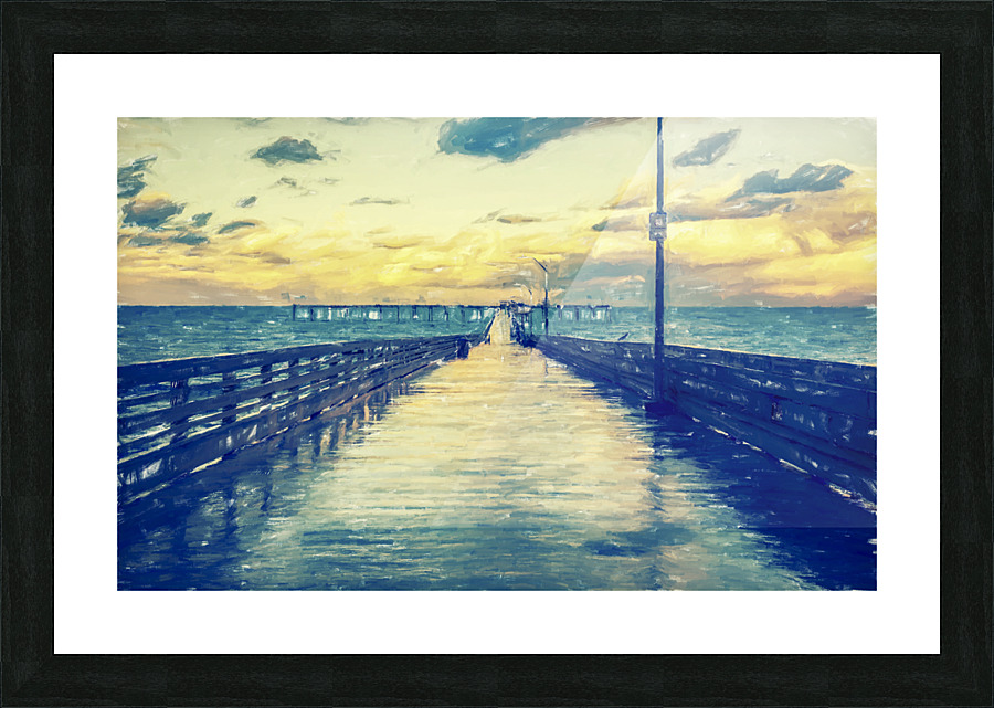 After The Rain Painterly Picture Frame print