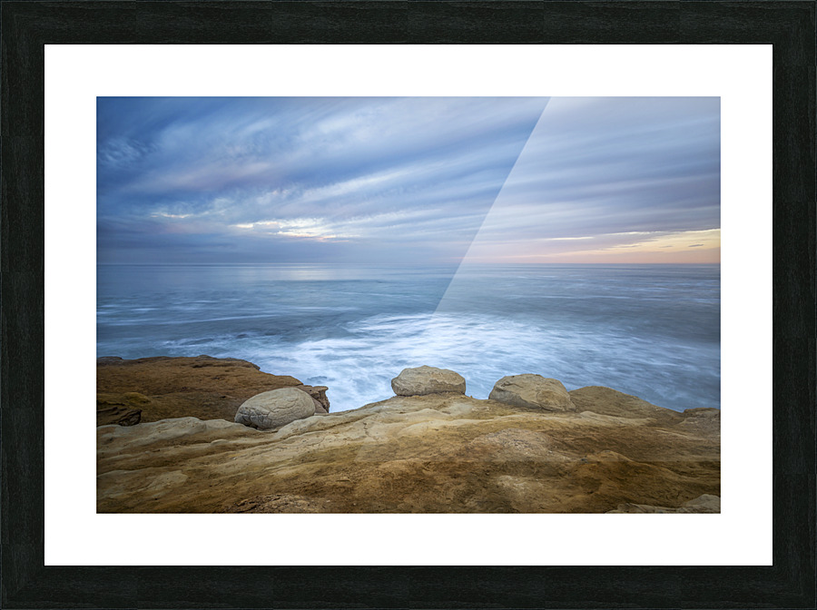 Light On The Cliffs Picture Frame print