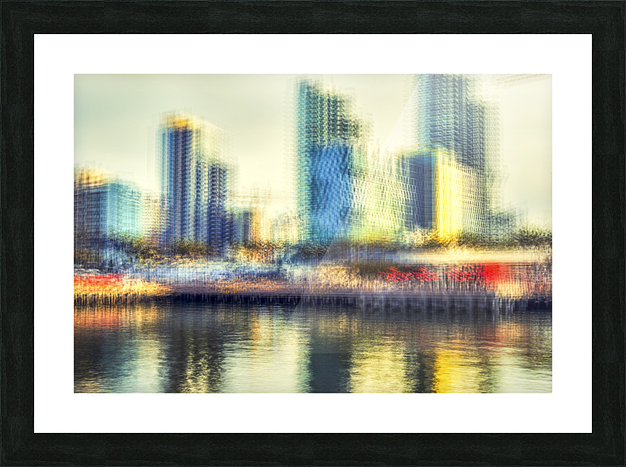 Skyline Vibrations Picture Frame print