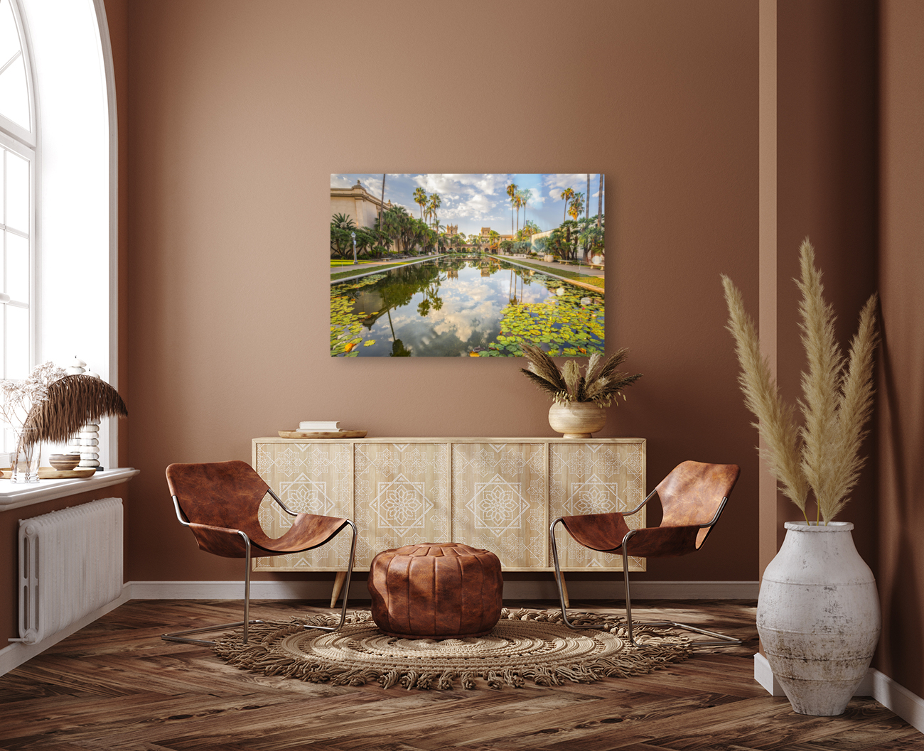 Lily Pond Reflections Reproduction
