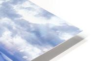 Gray Over Blue HD Metal print
