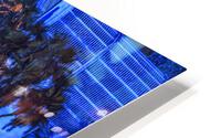 Botanical Blue Reflections HD Metal print
