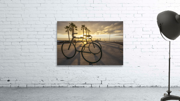 A Bike Stand Sunset Wall Preview