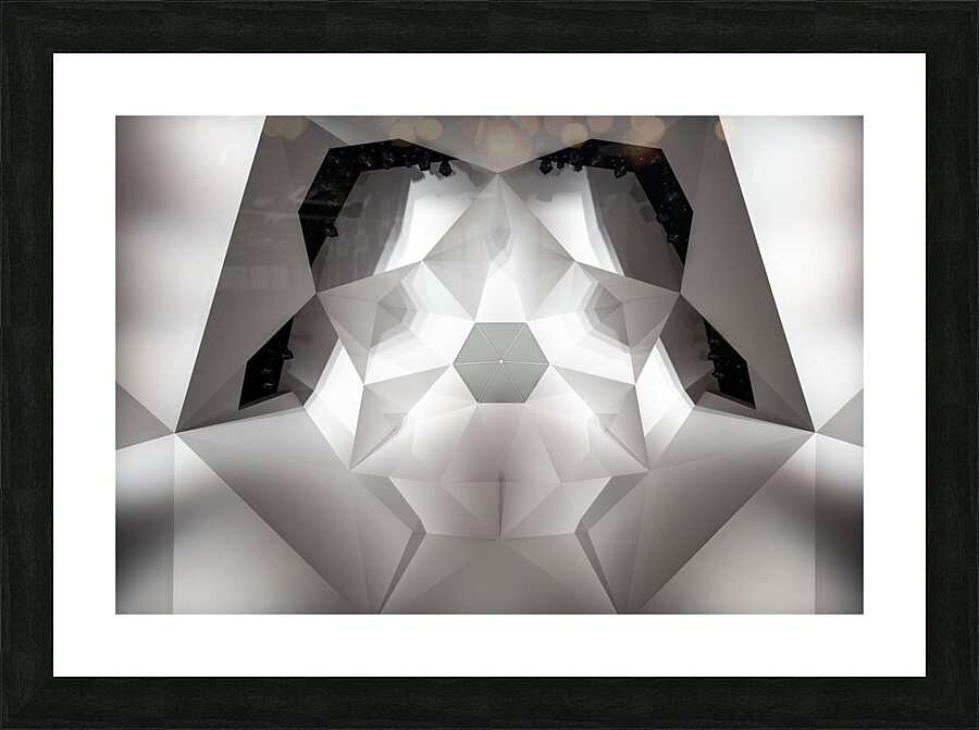 Ceiling in Mosaic Picture Frame print